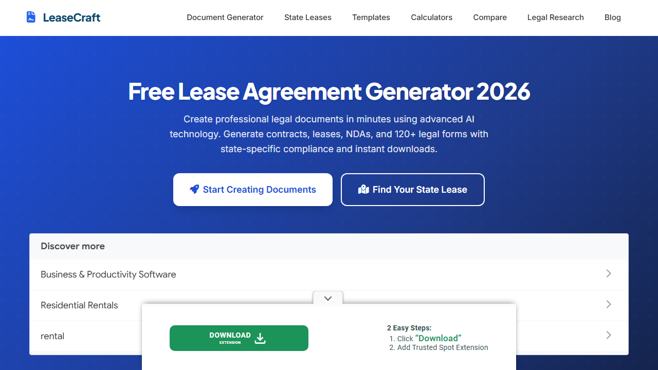 LeaseCraft product preview