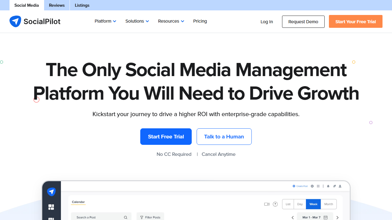 SocialPilot product preview