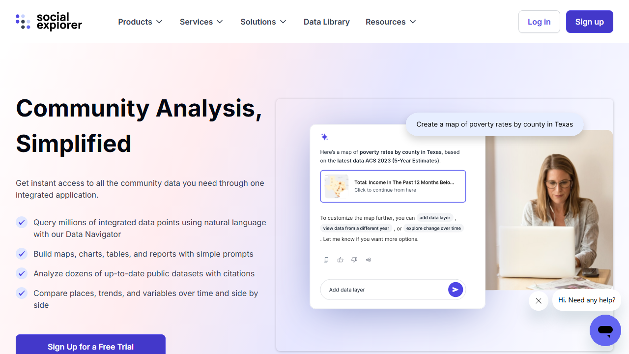 Social Explorer product preview