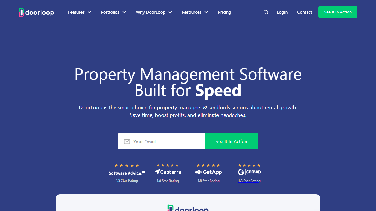 DoorLoop product preview