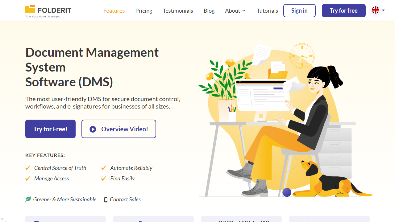 Folderit Document Management product preview