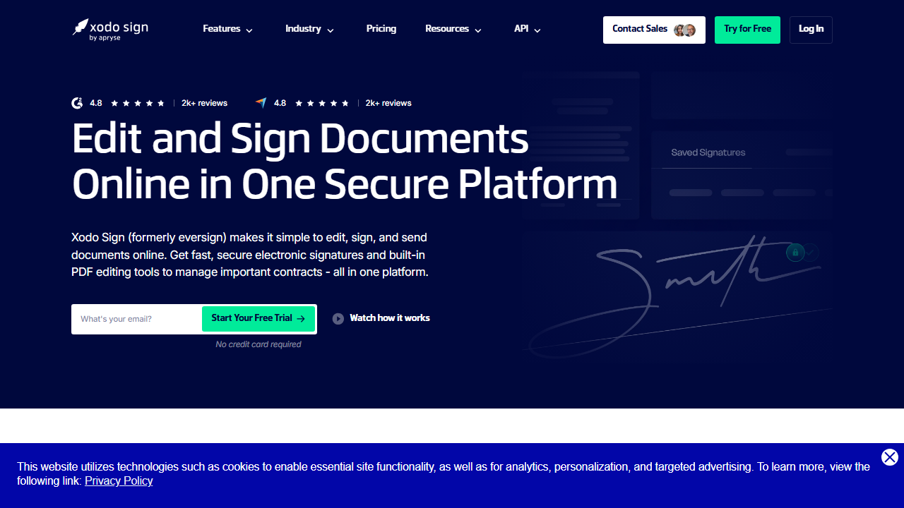 Eversign product preview