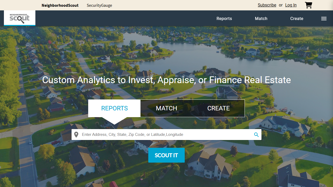 NeighborhoodScout product preview