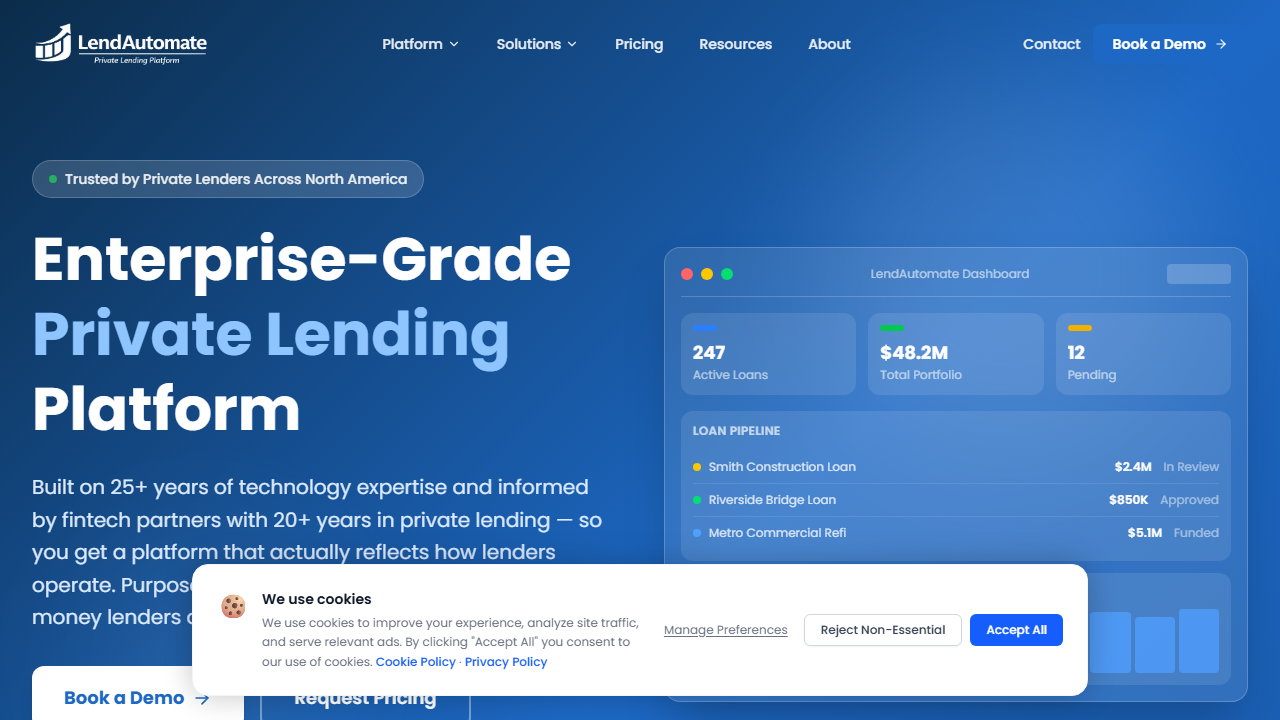 LendAutomate product preview