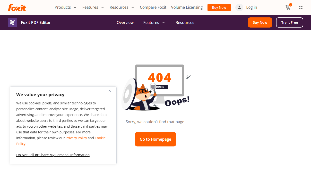Foxit eSign product preview