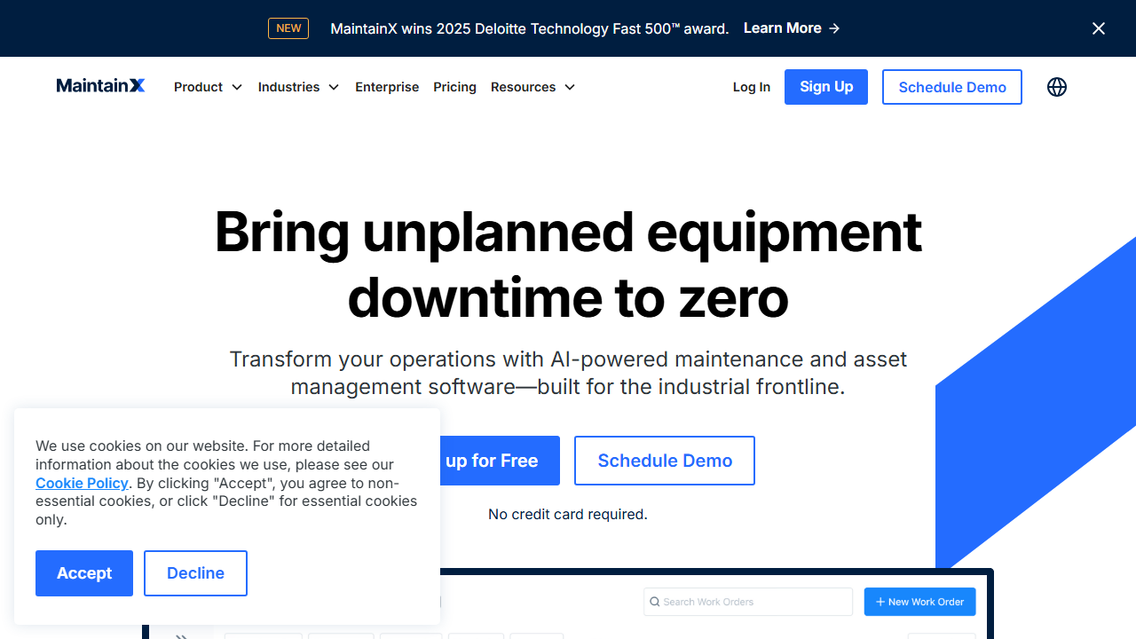 MaintainX product preview
