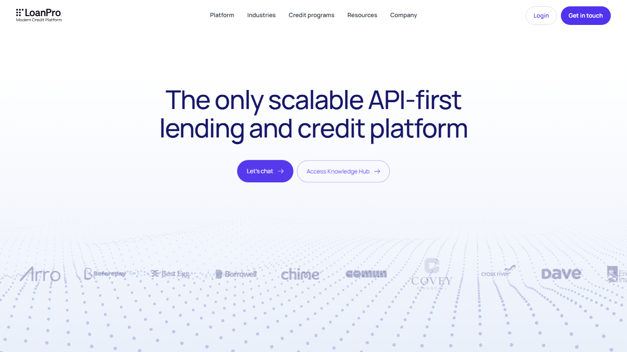 LoanPro product preview