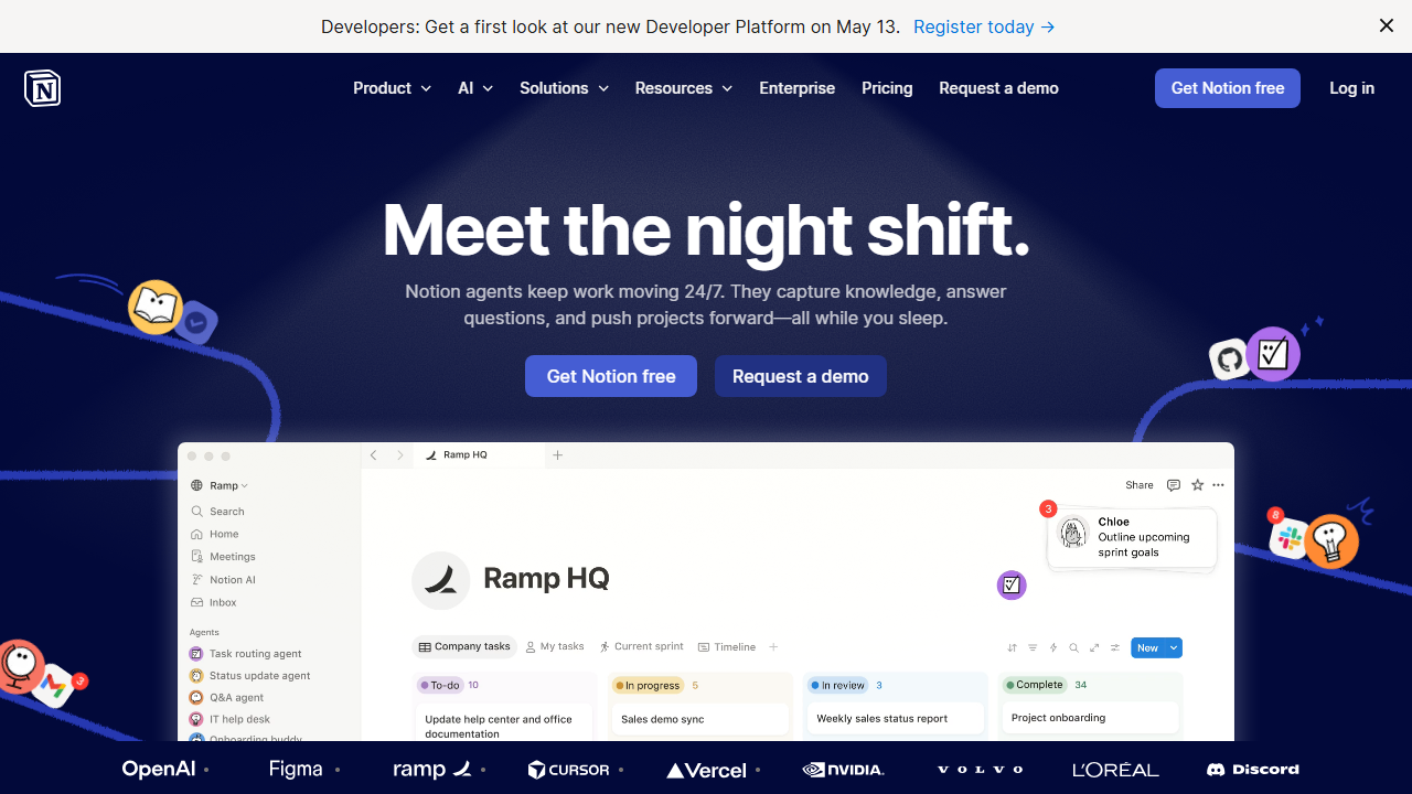 Notion product preview