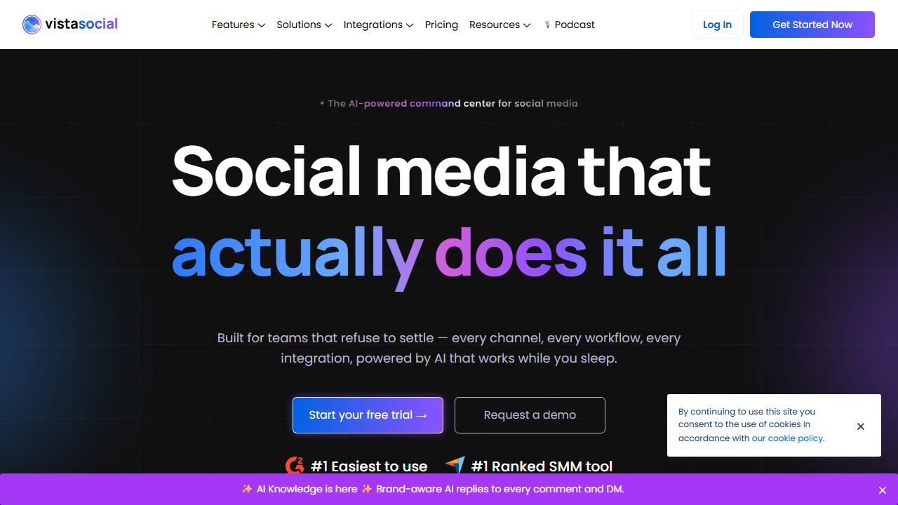 Vista Social product preview