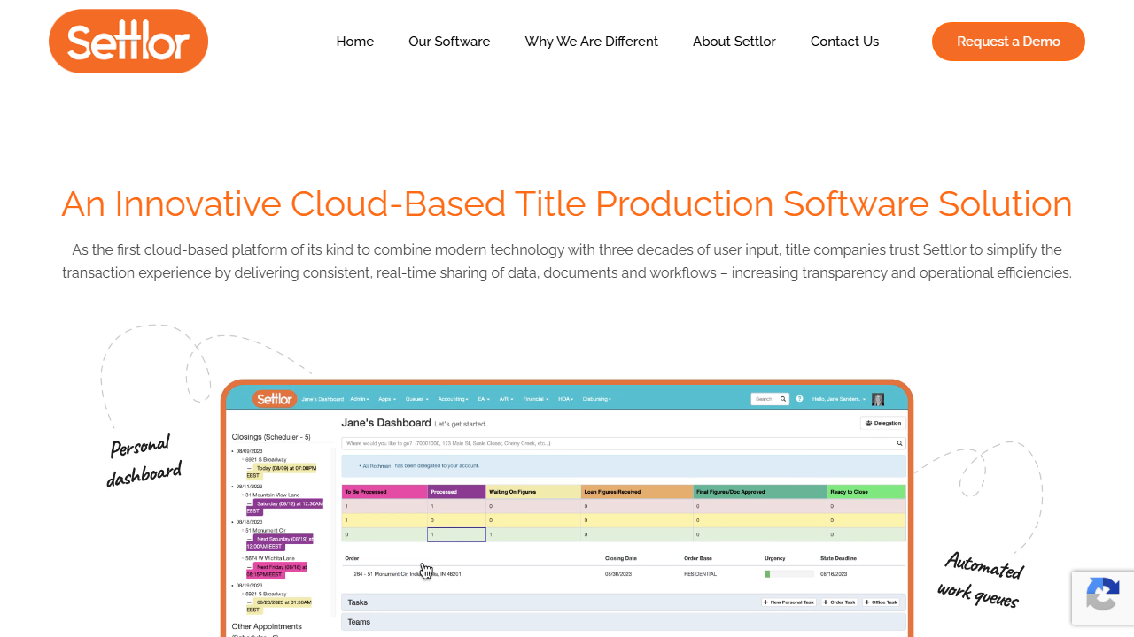 Settlor product preview