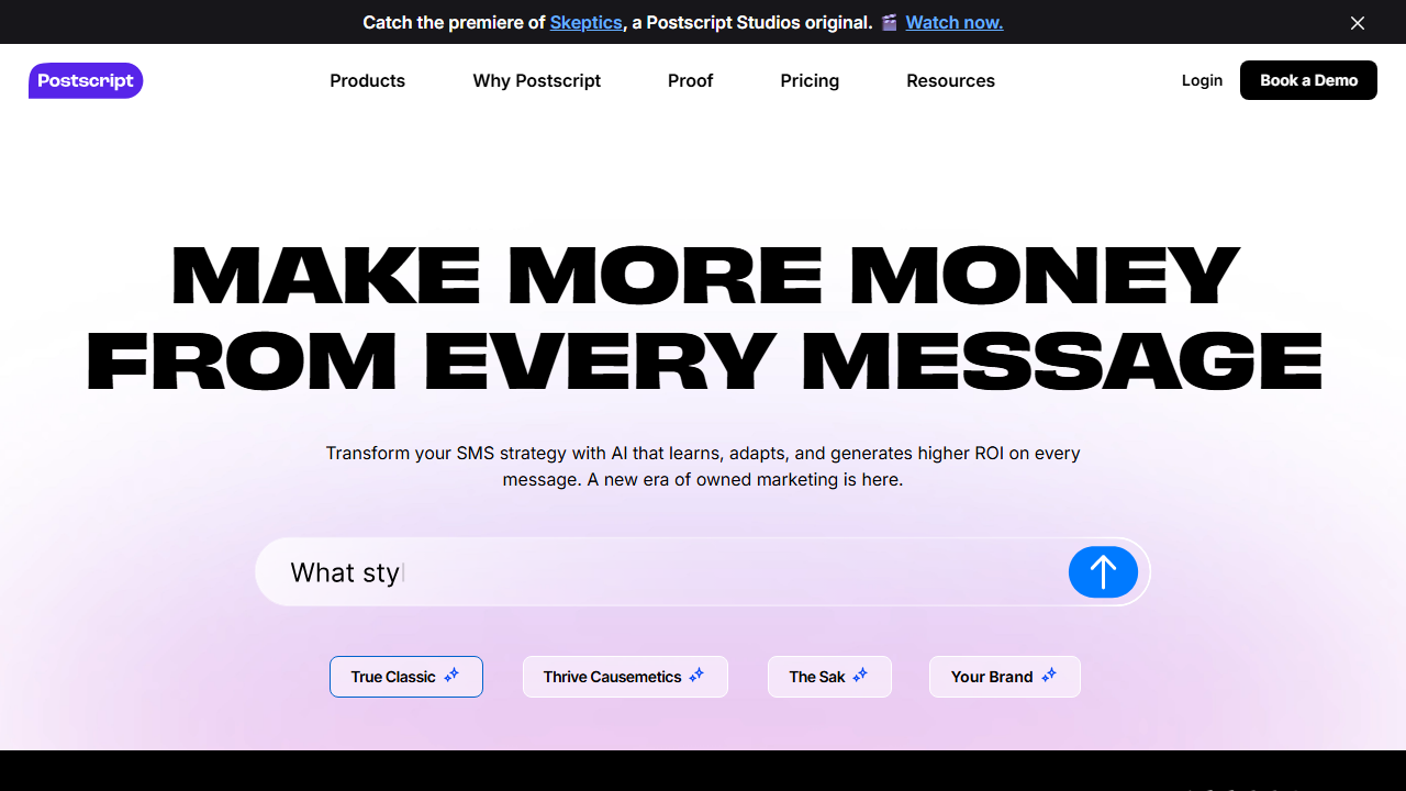 Postscript product preview