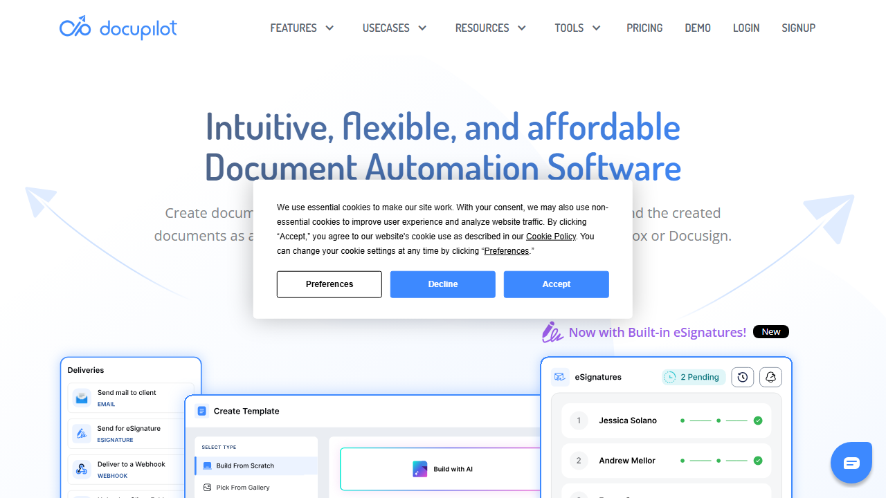 Docupilot product preview
