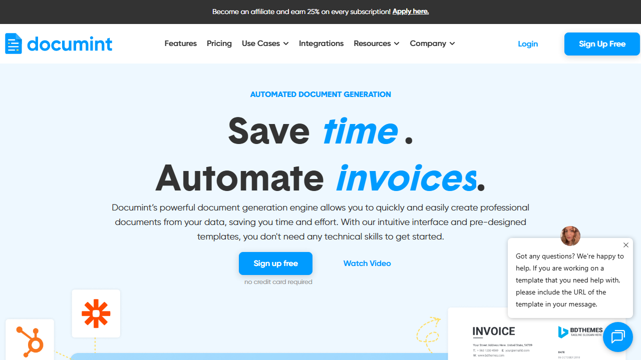 Documint product preview