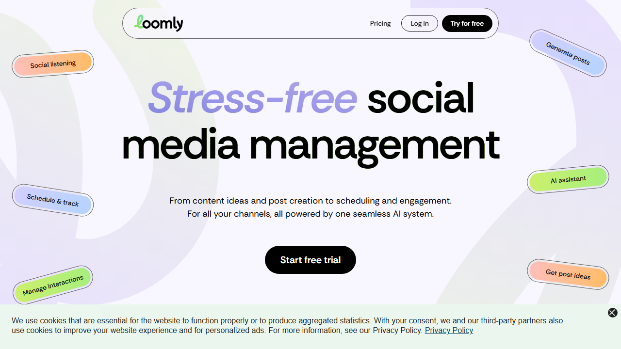 Loomly product preview