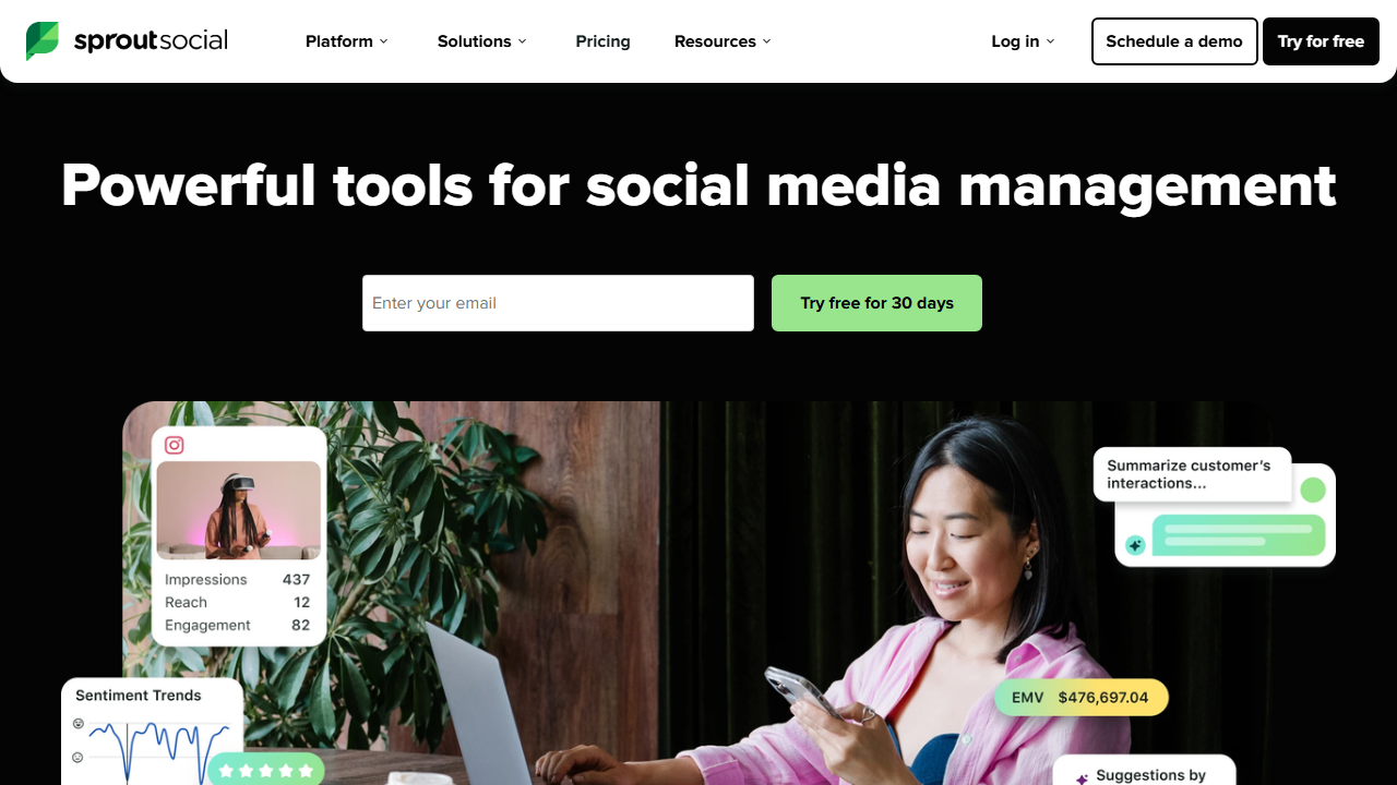 Sprout Social product preview