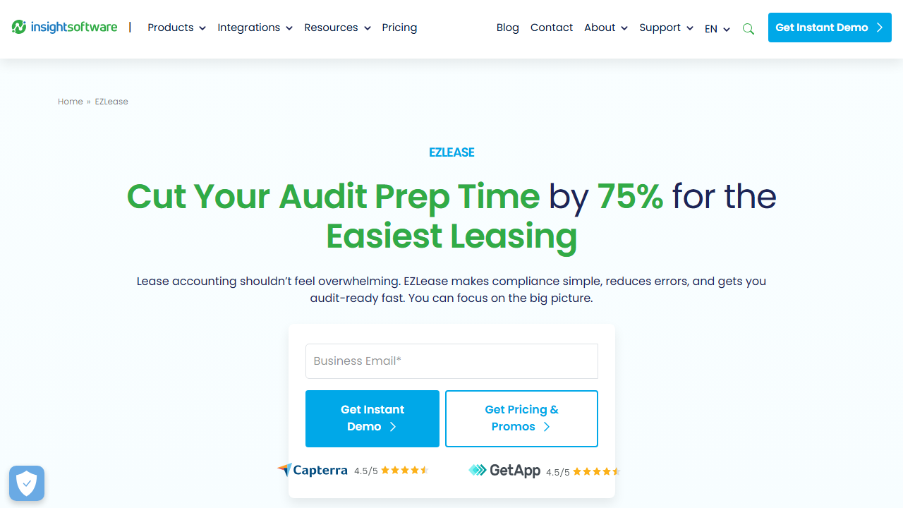 EZLease product preview