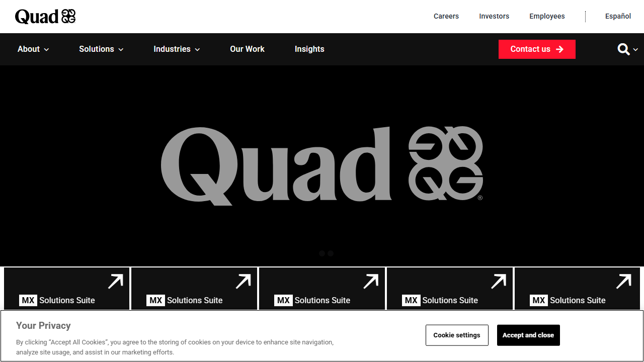 Quad product preview